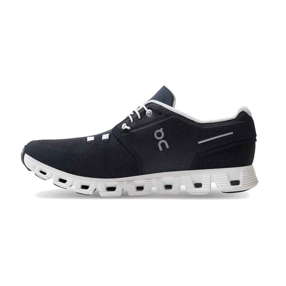 On Men's Cloud 5 Shoes - Midnight / White